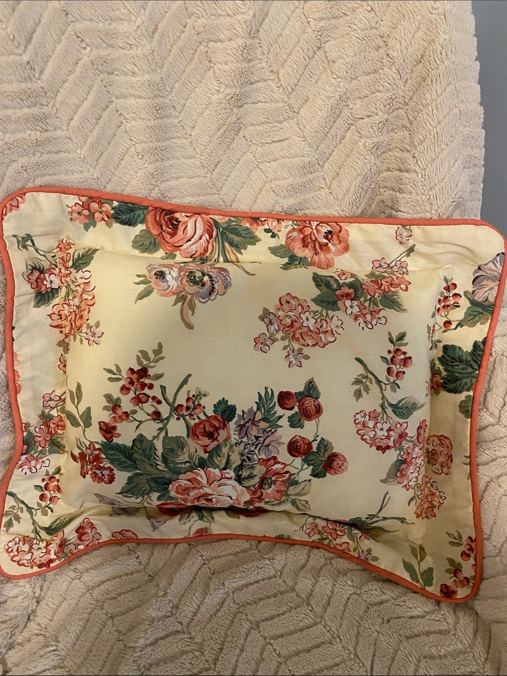 Laura Ashley Floral Accent Pillow Cover with insert.